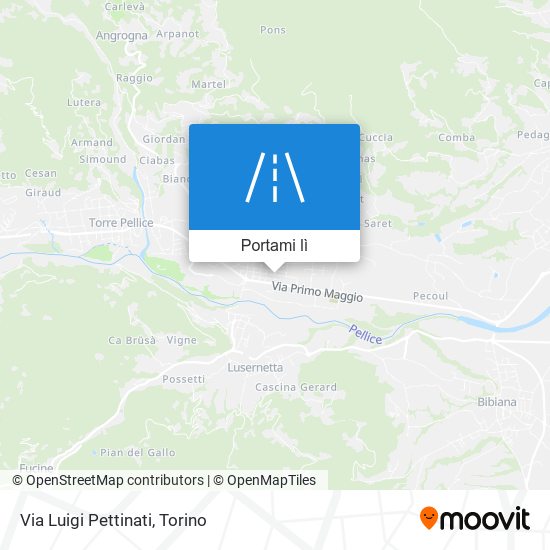 Mappa Via Luigi Pettinati