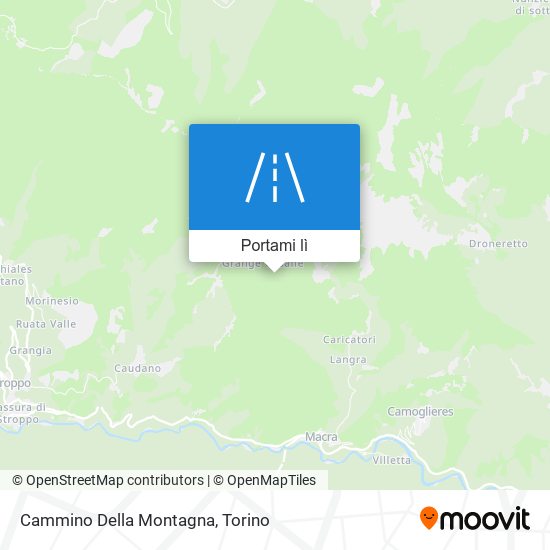 Mappa Cammino Della Montagna