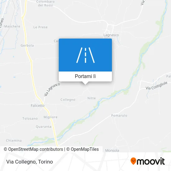 Mappa Via Collegno