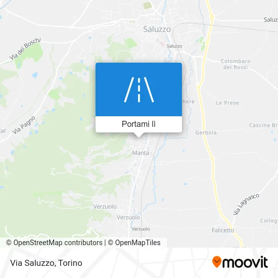 Mappa Via Saluzzo