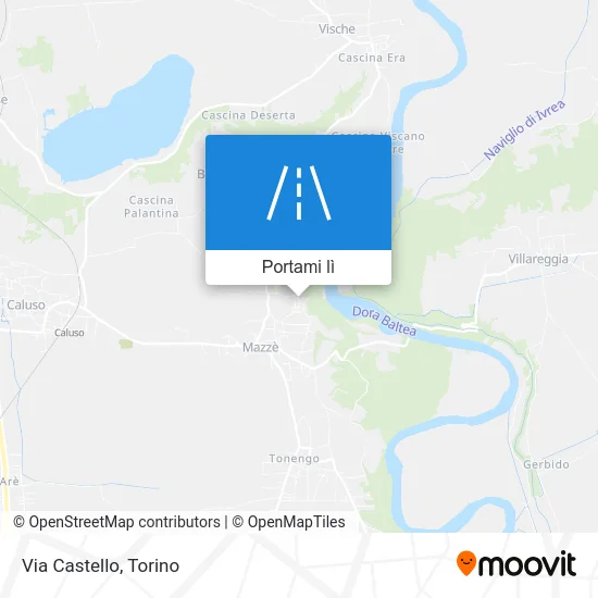 Mappa Via Castello