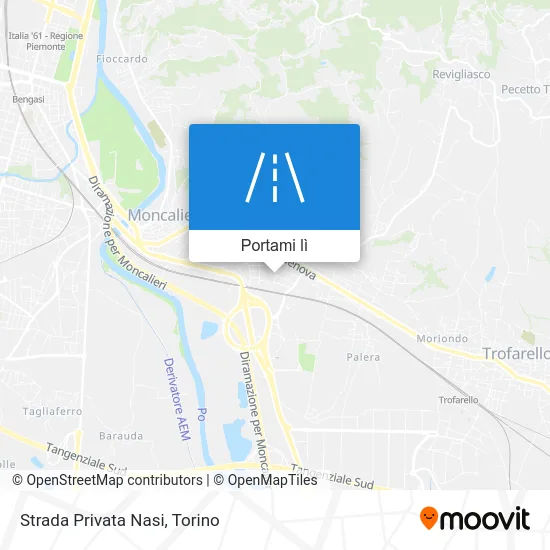 Mappa Strada Privata Nasi