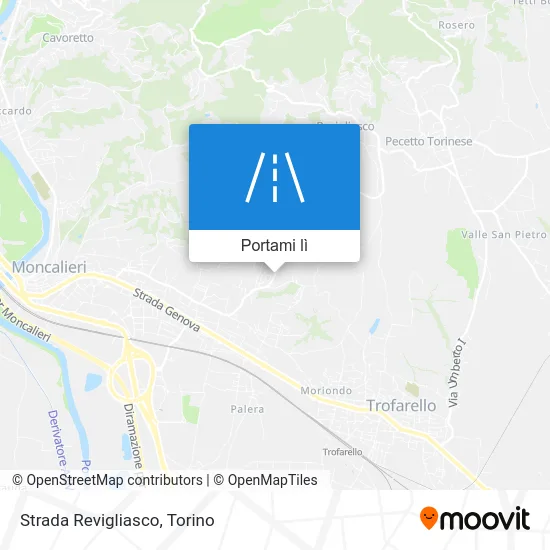 Mappa Strada Revigliasco