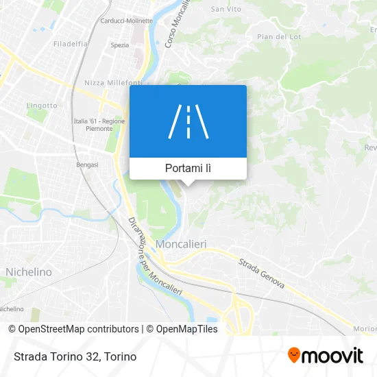 Mappa Strada Torino 32