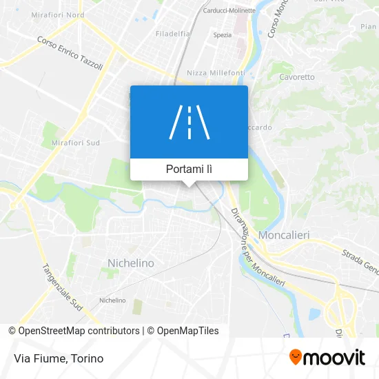 Mappa Via Fiume