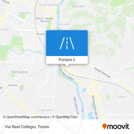 Mappa Via Real Collegio