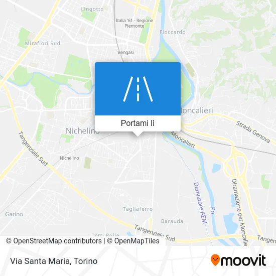 Mappa Via Santa Maria