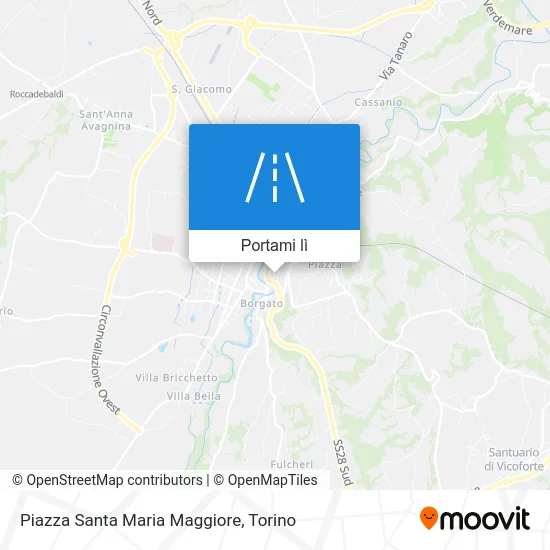 Mappa Piazza Santa Maria Maggiore