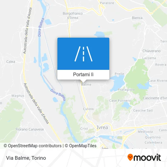 Mappa Via Balme