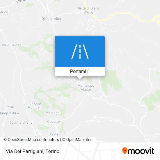 Mappa Via Dei Partigiani