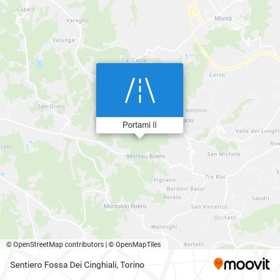 Mappa Sentiero Fossa Dei Cinghiali