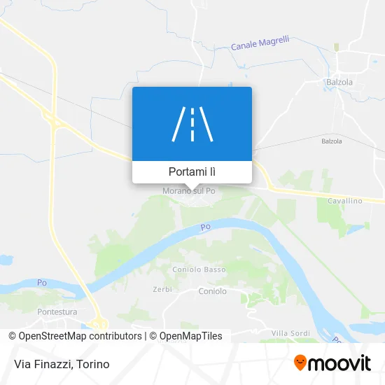 Mappa Via Finazzi