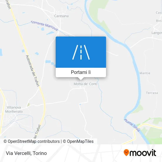 Mappa Via Vercelli