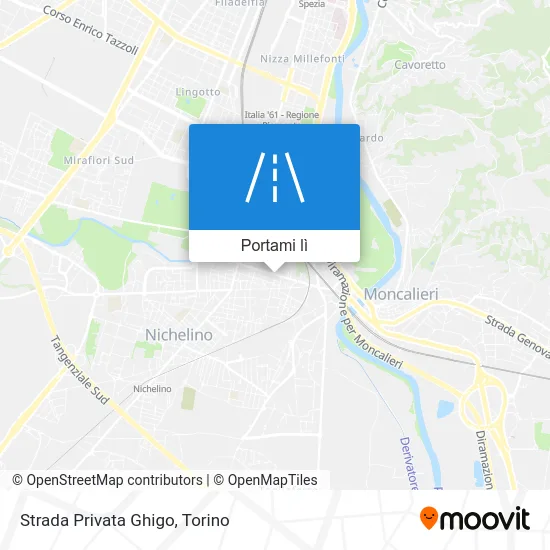 Mappa Strada Privata Ghigo