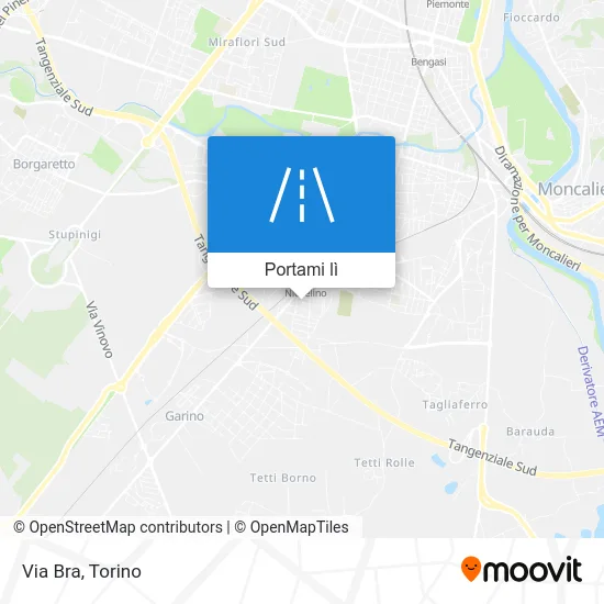Mappa Via Bra