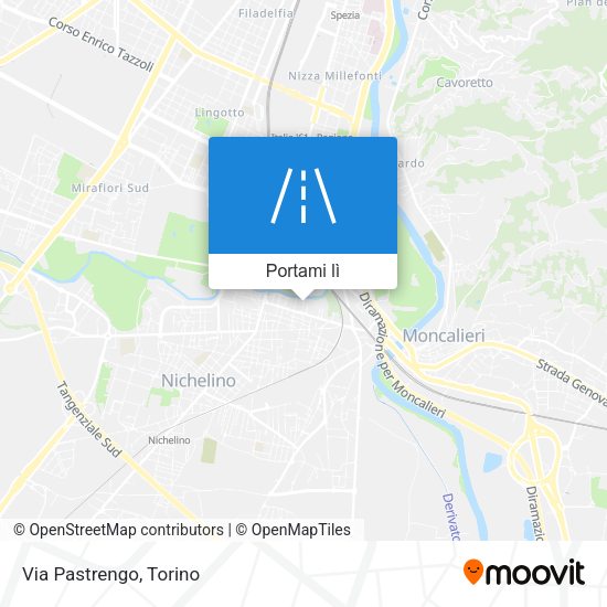 Mappa Via Pastrengo