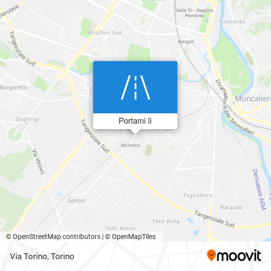 Mappa Via Torino