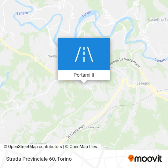 Mappa Strada Provinciale 60