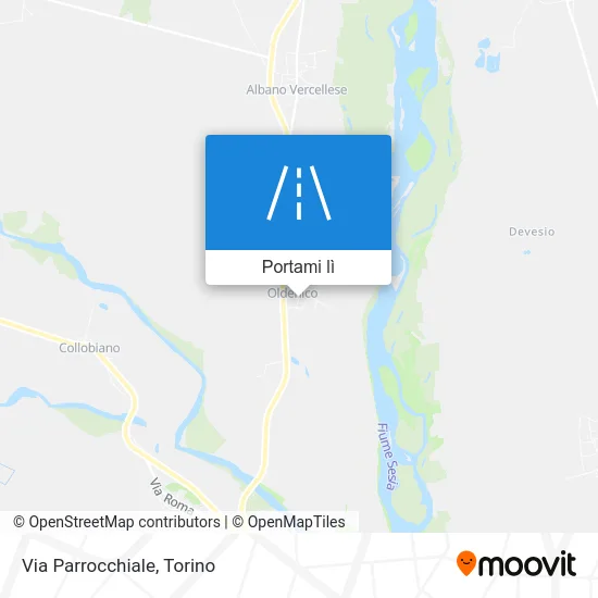 Mappa Via Parrocchiale