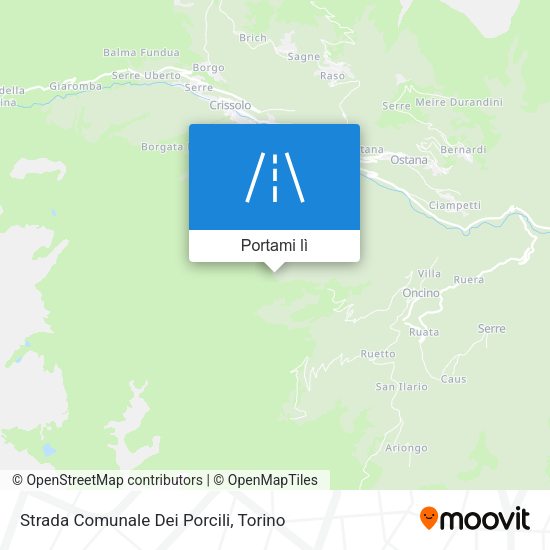 Mappa Strada Comunale Dei Porcili
