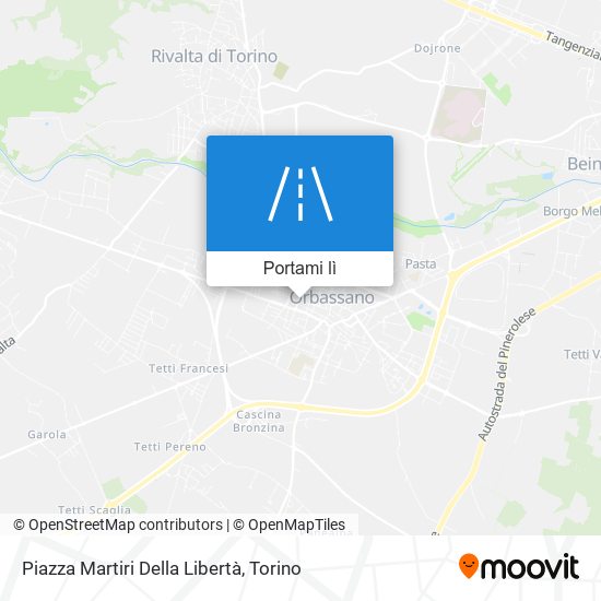 Mappa Piazza Martiri Della Libertà