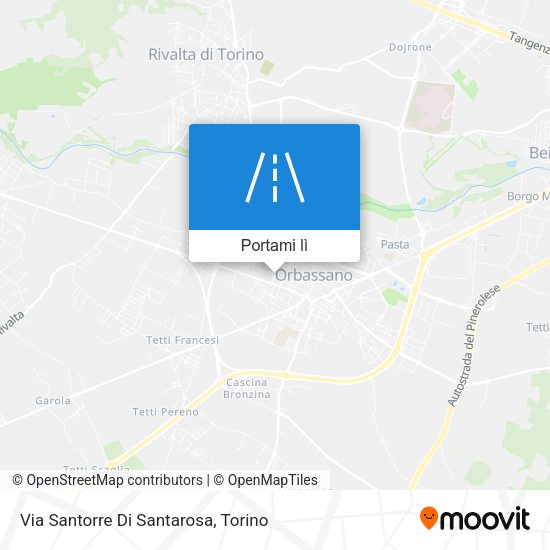 Mappa Via Santorre Di Santarosa
