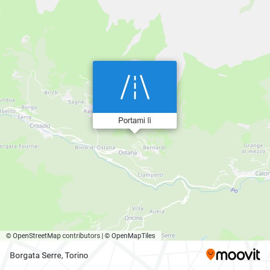 Mappa Borgata Serre