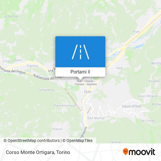 Mappa Corso Monte Ortigara