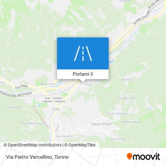 Mappa Via Pietro Vercellino