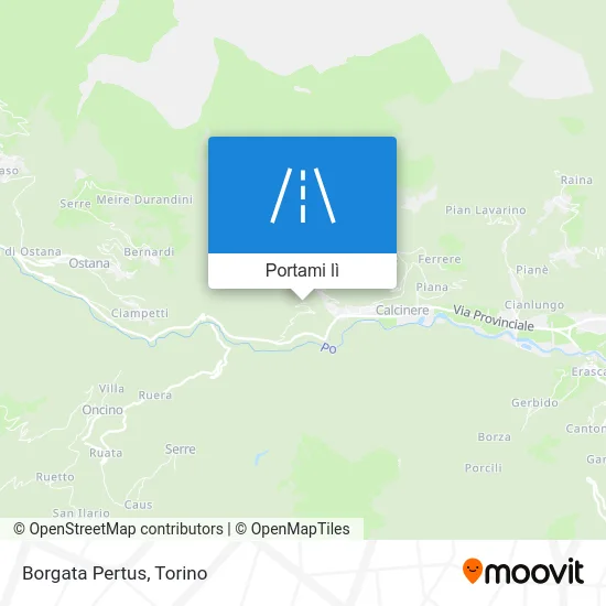 Mappa Borgata Pertus