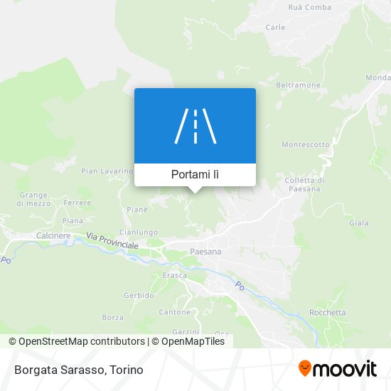 Mappa Borgata Sarasso