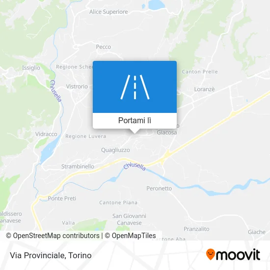 Mappa Via Provinciale