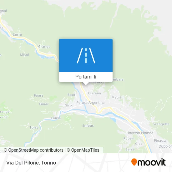 Mappa Via Del Pilone