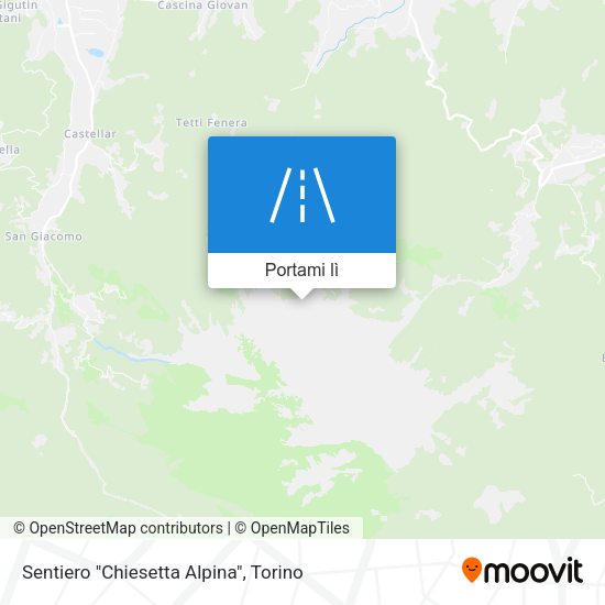 Mappa Sentiero "Chiesetta Alpina"