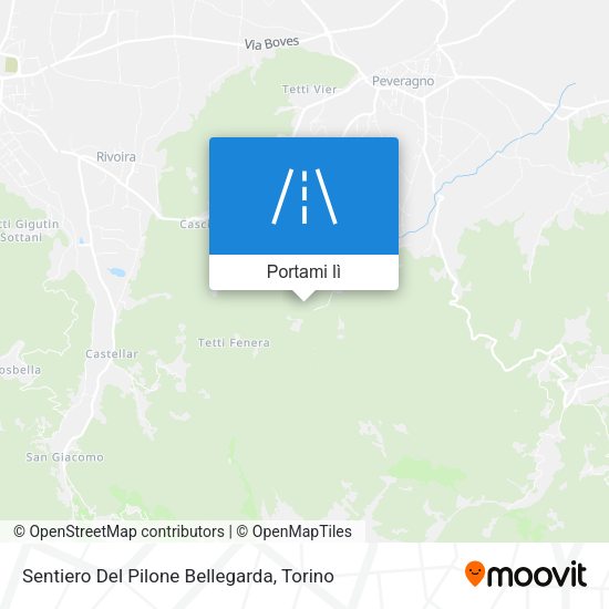 Mappa Sentiero Del Pilone Bellegarda