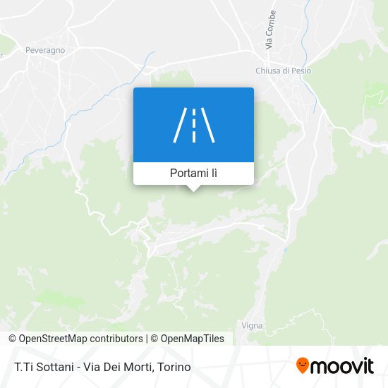 Mappa T.Ti Sottani - Via Dei Morti