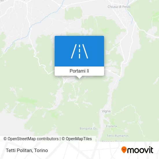 Mappa Tetti Politan