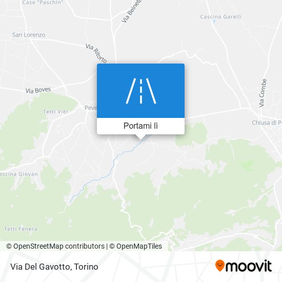 Mappa Via Del Gavotto