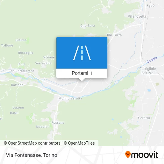 Mappa Via Fontanasse