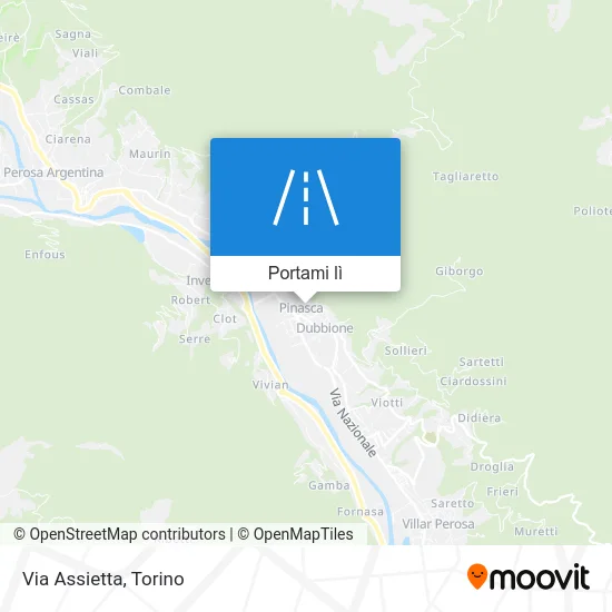 Mappa Via Assietta