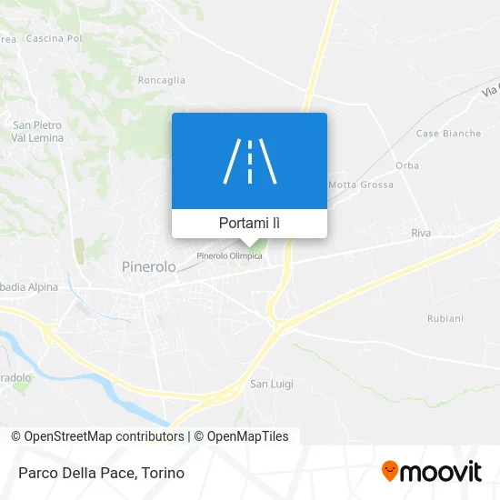 Mappa Parco Della Pace