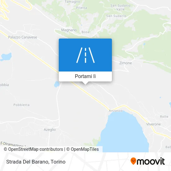 Mappa Strada Del Barano