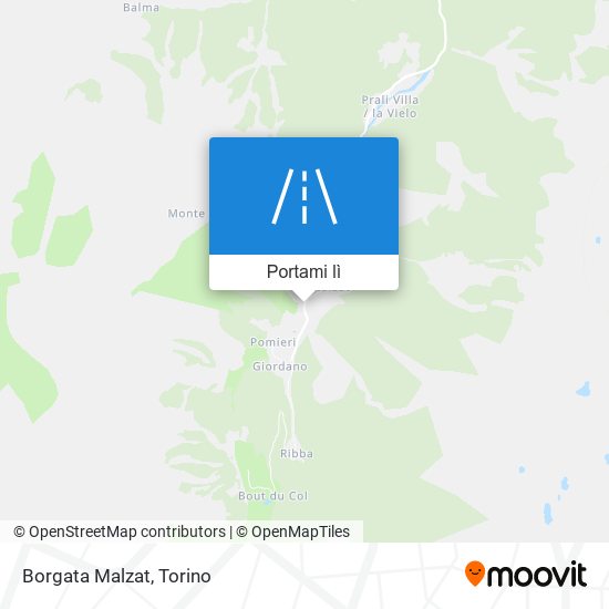 Mappa Borgata Malzat