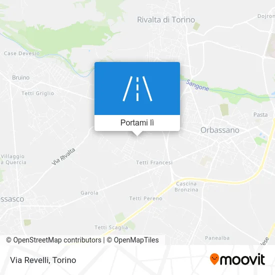 Mappa Via Revelli