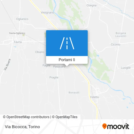 Mappa Via Bicocca