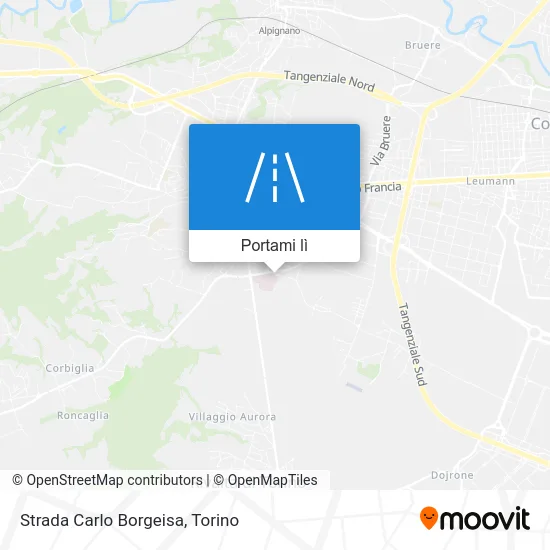 Mappa Strada Carlo Borgeisa
