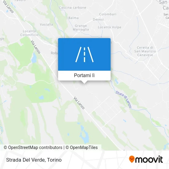 Mappa Strada Del Verde