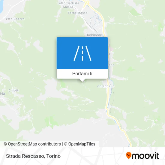 Mappa Strada Rescasso