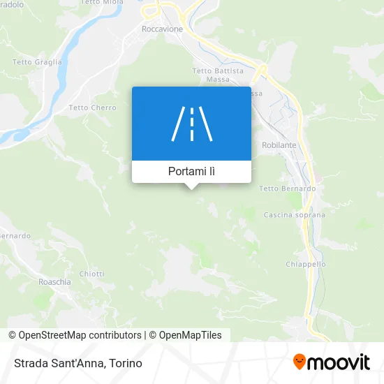 Mappa Strada Sant'Anna