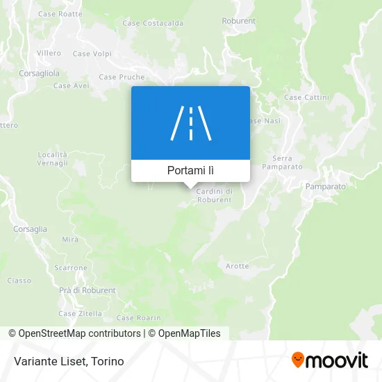 Mappa Variante Liset